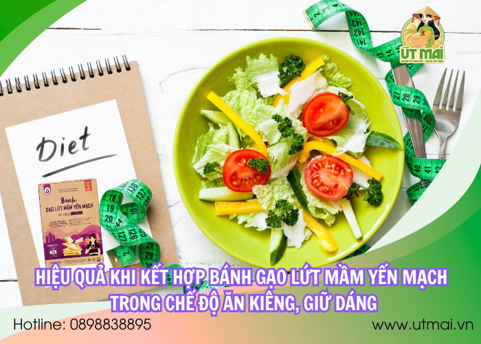 Hiệu quả khi kết hợp bánh gạo lứt mầm mạch trong chế độ ăn kiêng, giữ dáng