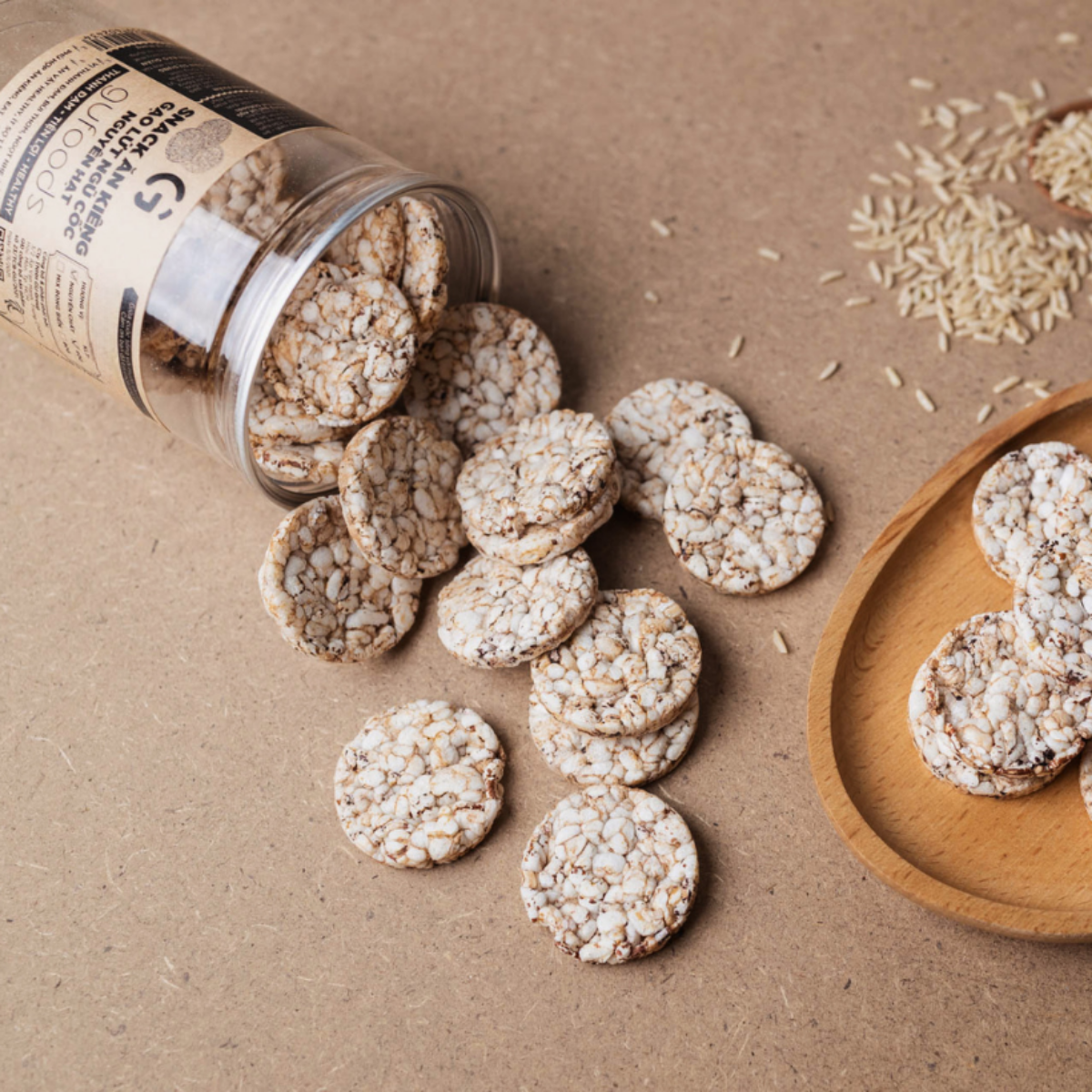 Snack gạo lứt phù hợp cho mọi lứa tuổi