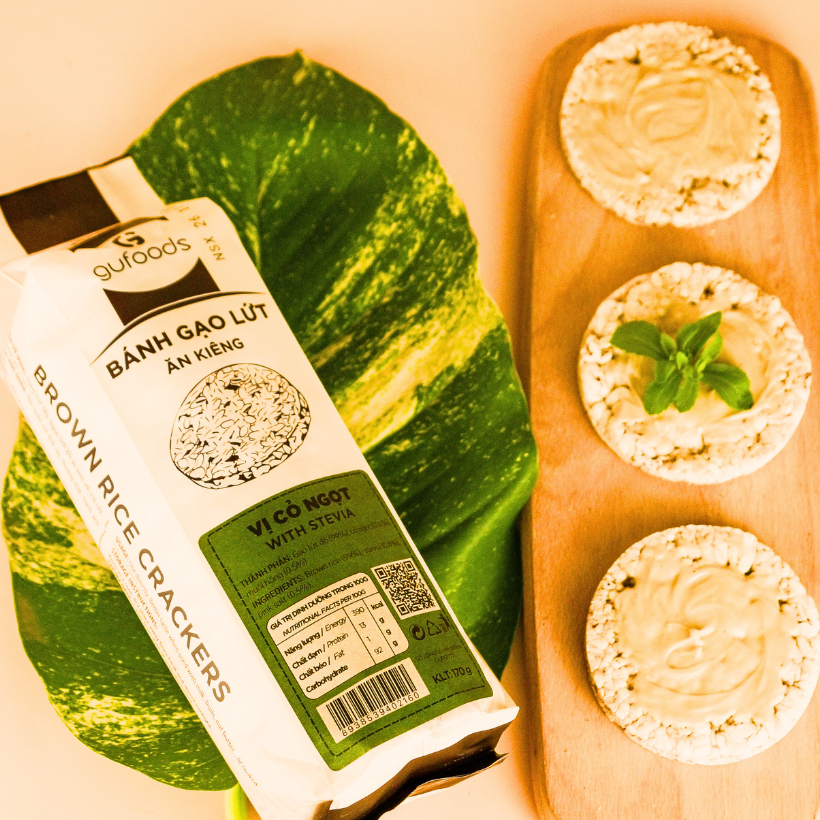 Đa dạng bánh gạo lứt