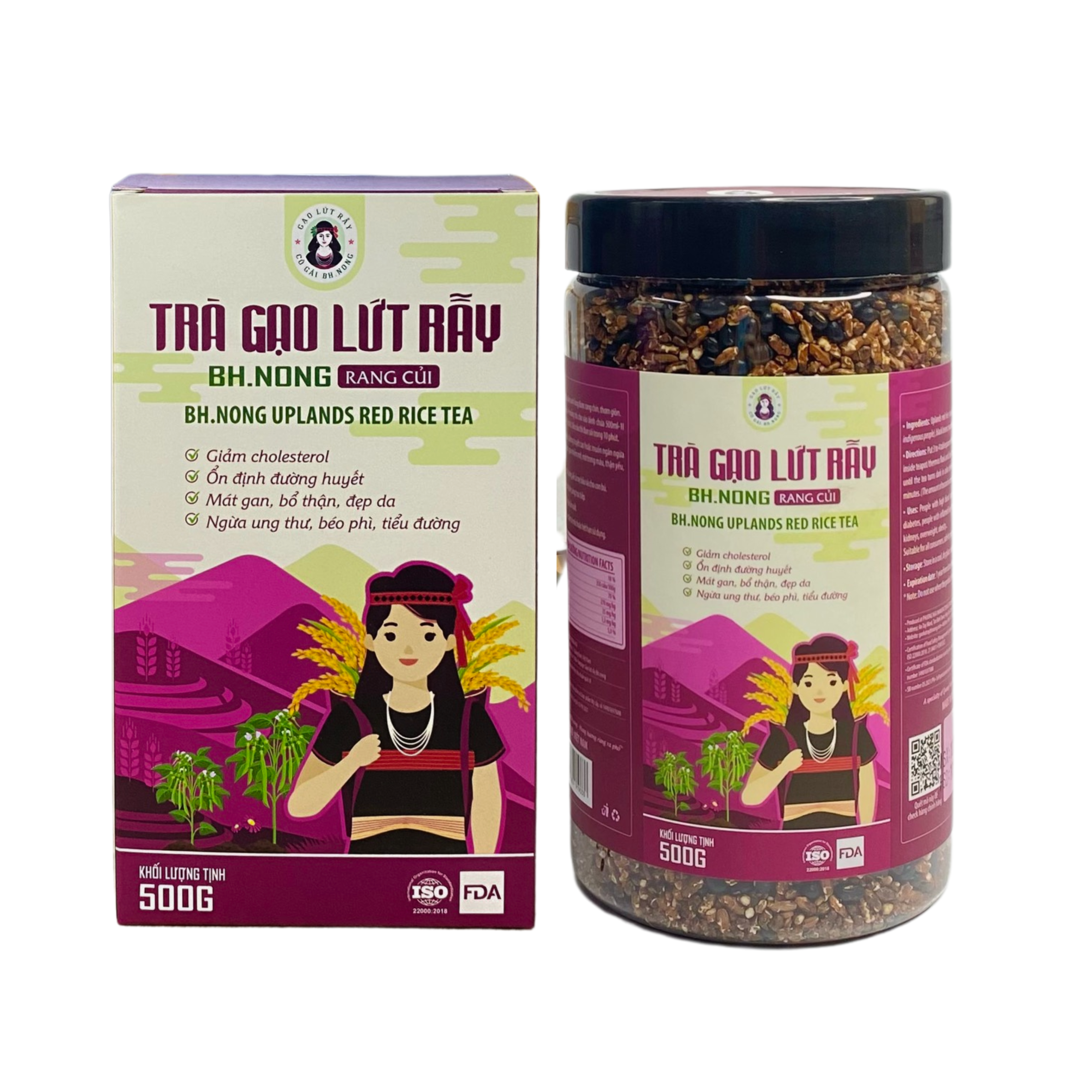 Trà Gạo Lứt Rẫy Bhnong