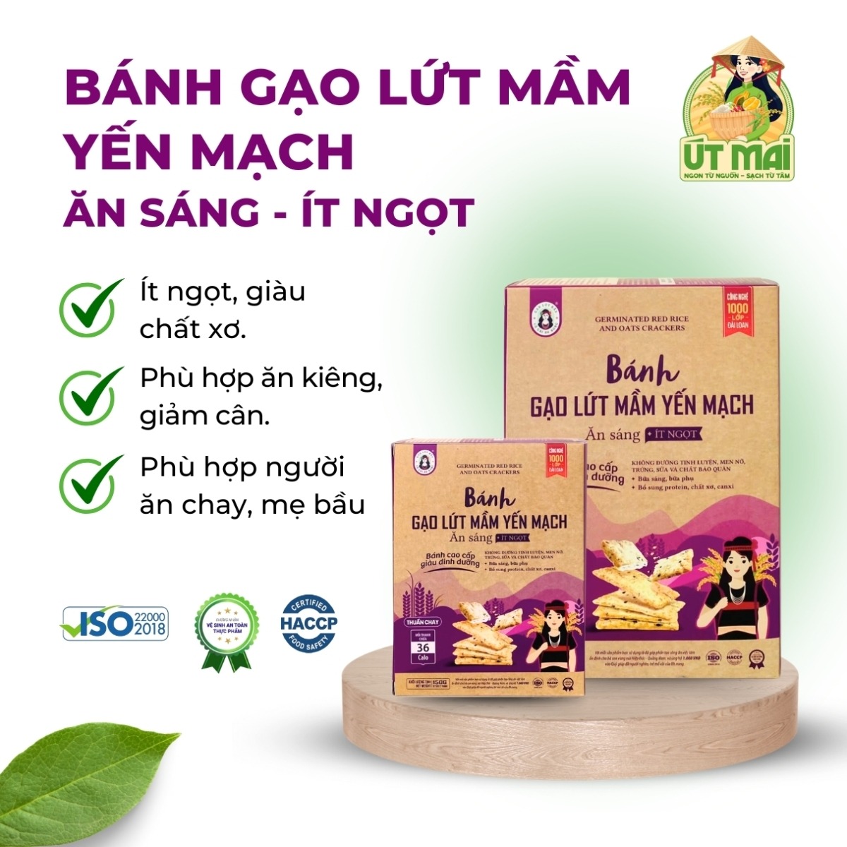 Bánh gạo lứt phù hợp cho dân văn phòng giảm cân