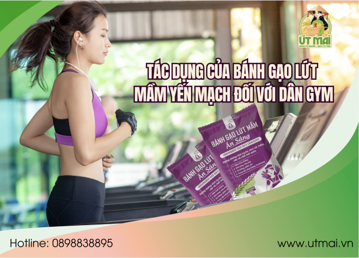 Tác dụng của Bánh gạo lứt mầm yến mạch đối với dân gym