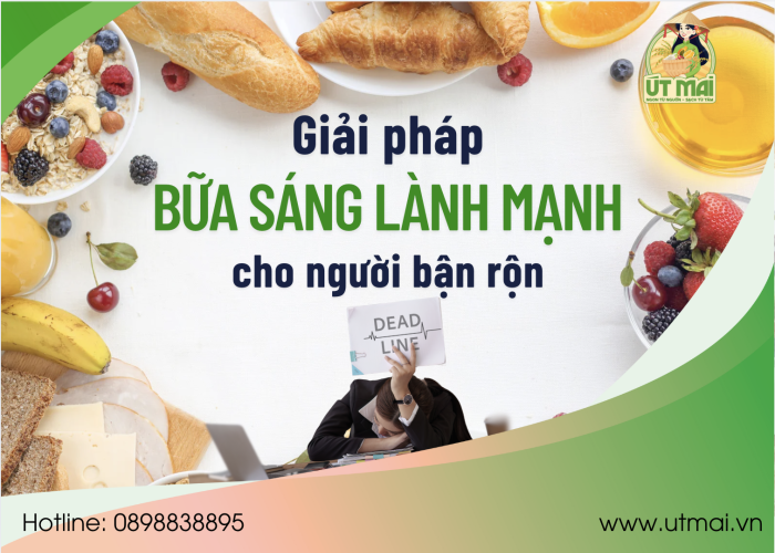 GIẢI PHÁP BỮA SÁNG LÀNH MẠNH CHO NGƯỜI BẬN RỘN